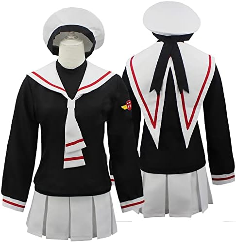 [milky time] ウィッグ付き カードキャプターさくら 友枝小学校 コスプレ 制服 衣装 ハロウィン 木之本桜 詳細画像2