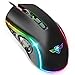 SPIRIT OF GAMER x ELITE M30 | PC Gaming Maus mit Kabel | 10 Programmierbare Tasten | Optischer Sensor mit 12800 DPI | 13 RGB Hintergrundbeleuchtungseffekte | Ergonomische Gaming Maus | Fingerschlitze