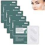 Pack of 5 Dissolving Microneedle Eye Patches,Nano Microneedle Patch with Peptides,Hyaluronic acid,Glycerin,Anti Wrinkle Pat-ches,Micro Needle Patches for Dark Circles & Puffy Eyes - Gel Eye Patches