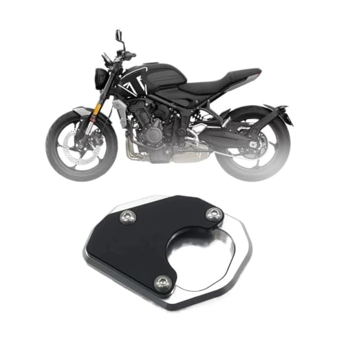 Extension béquille Trident 660 pour éviter chute moto sol chaud - 3