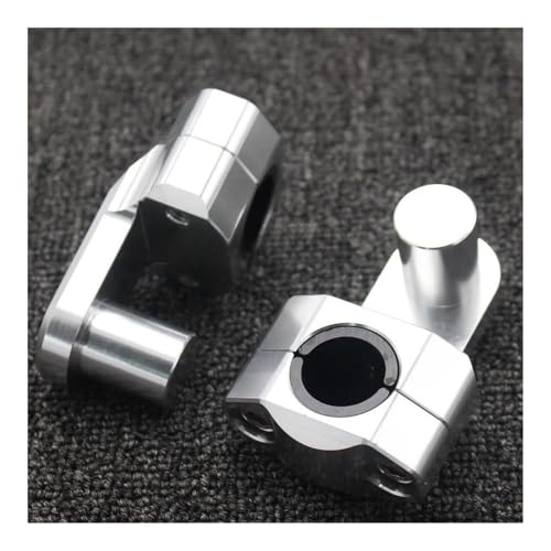 Rehausseur de guidon de moto pivotant universel 2 pouces pour colliers 22mm 28mm anodisé