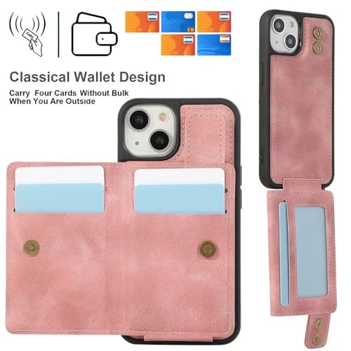 Étui iPhone 13 Pro rose pour libérer vos mains en voyage grâce au support béquille - 3