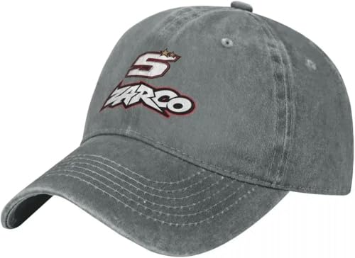 Casquette baseball Johann Zarco S2026 chapeau noir réglable pour homme et femme