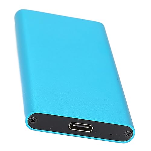 Vikye caja externa USB Type C para mSATA SSD azul miniatura 7