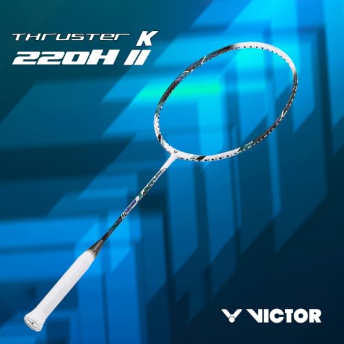 Image of VICTOR TK-220HII-A-4U Thruster Series Strung Badminton Racket -Grey