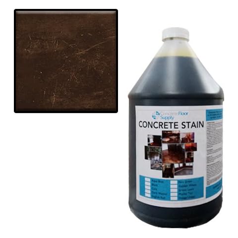 Concrete Acid Stain | Black 1 Gallon Cover