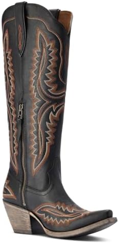 Ariat 100424479B Womens Casanova Brooklyn Blk 001 - Black 9B - 3