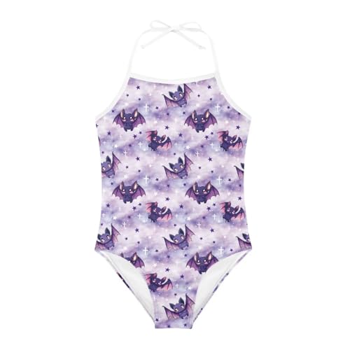 Cute Halloween One-Piece Swimsuit for Girls Beach Swimwear Bathing Suit