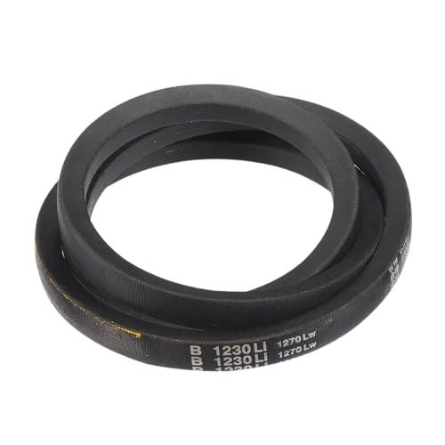 Image of uxcell 3 Pack B48 1 /2 Classic Wrapped V-Belt, 51 inch Outside Circumference Wrapped Industrial Rubber V-Belt B Profile V-Belt for Industrial Machinery Equipment, Black
