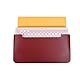 Hosoncovy PU Leder Tragbare Tastatur Aufbewahrungstasche Reisetasche Staubdichte Schutzhülle für Logitech K380 Multi-Gerät Bluetooth Tastatur (Rot)