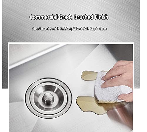 33 Kitchen Sink Double Bowl - Sarlai 33X19 Inch Undermount Sink 16 Gauge Stainless Steel Ledge Workstation Low Divide Double Bowl 60/40 Under Counter Kitchen Sink Basin #TOP3