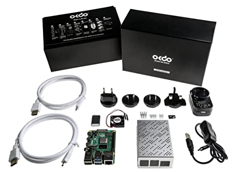 OKDO Raspberry Pi Starter kit 8b Version - Contents:, W125927555 (8b Version - Contents: Raspberry Pi 4 Model B 8GB Board - Power Supply - USB to USB-C Cable with)