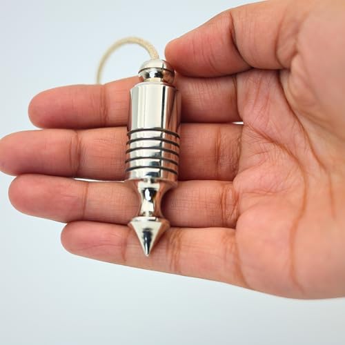 SHABRIM Pendulum Crafted Inner Peace in Brass Meditational Toy Helps in Calmness Silver