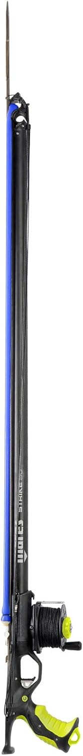 Mares Strike Speargun for Spearfishing | 28mm Barrel, Stainless Steel Release, 6.5mm Shaft, Ergonomic Handle & Horizontal Reel | Optimized for Oversized Bands & Accurate Shots