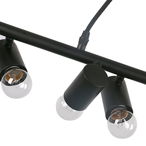 Unitary Brand Modern Black Metal Linear Dining Room Island Light With 12 E26 Bulb Sockets 480W Painted Finish #TOP7