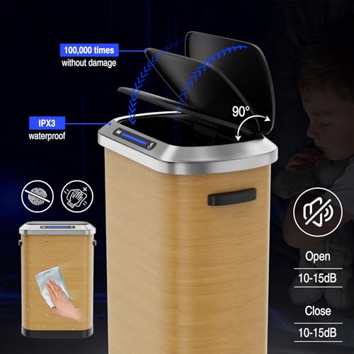 Caneca de Basura Sensor Automático 50 Litros miniatura 5