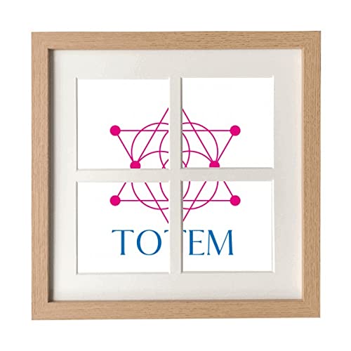 Geometric Description Hexagonal Lines Frame Wall Tabletop Display 4 Openings Picture #TOP24