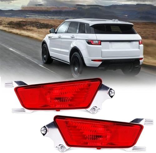 Car taillight Cover Car Rear Bumper Light for Range for Rover for Evoque 2011 2012 2013 2014 2015 2016 2017 2018 Rear Fog Lights Brake Lamp with Bulb Stop Tail Light Car Rear Lamps