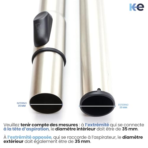 Tube aspirateur universel extensible 35mm avec buse rotative maniable - 8