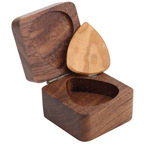 Boîte de médiators en Bois de Guitare, boîte de médiator carrée pour boîte de médiators en Bois d’acacia pour médiators… - Les Beatles, Paul McCartney, John Lennon, RIngo Starr, George Harrison Boîte de médiators en Bois de Guitare, boîte de médiator carrée pour boîte de médiators en Bois d'acacia pour médiators… – Image 7