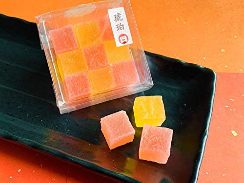 いづも寒天工房 琥珀(茜・橙) 9個