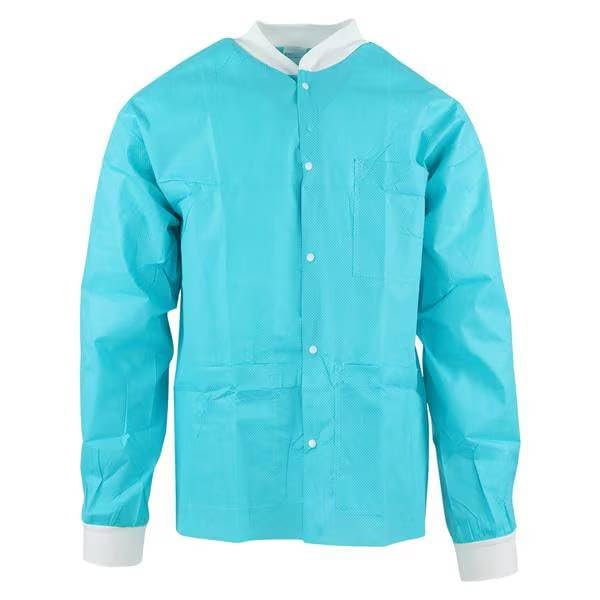 Medicom 8115-C SafeWear Hipster Jackets SMS Fabric Tropical Teal Large 12/Pk