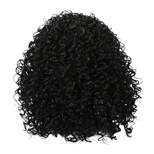 Perruque bandeau cheveux bouclés Healvian solution coiffure courte sans colle