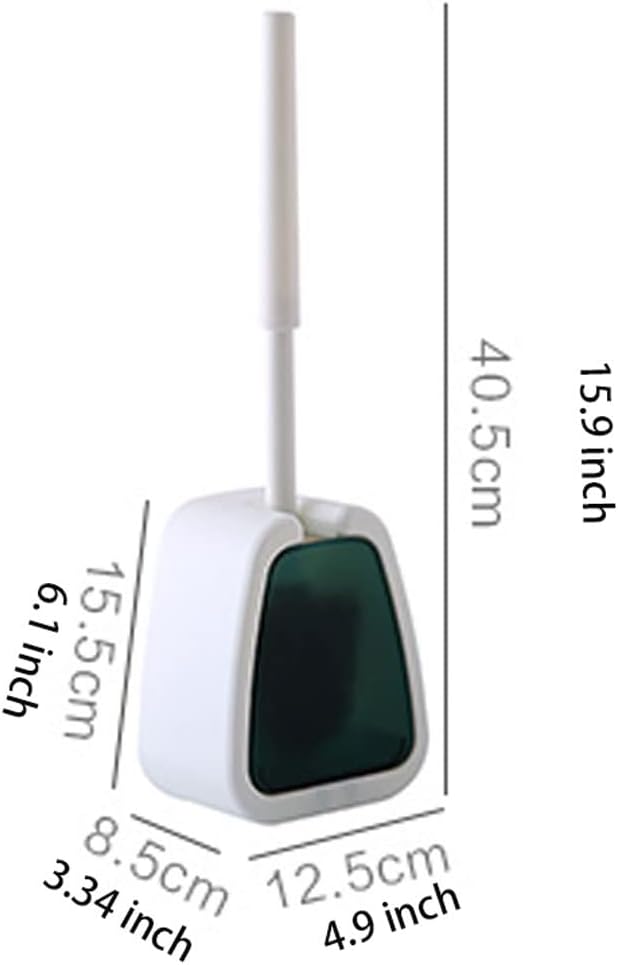 Toilet Brush Toilet Brush and Holder, Toilet Bowl Cleaner Brush with Durable Scrubbing Bristles Toilet Brush Holder for Bathroom for Home Bathroom (Color : B)
