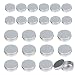 LANMOK 24 Pcs Aluminum Tin Jars (1oz 30ml + 2oz 60ml) Cosmetic Containers Round Tin Cans with Screw Cap Lid for DIY Crafts,Cosmetics,Salve,Candle,Travel Storage