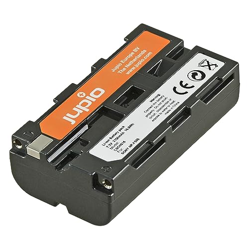 Batería NP-F550 NP-F330 Jupio CSO0016 de 2350 mAh contra apagones en monitores de vídeo
