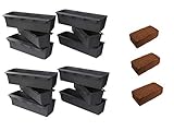 einwegpaletten holz Ideale Garten-Deko als Pflanzeinsatz für Europaletten und Einwegpaletten – die perfekte Ergänzung für Palettenmöbel. So machen Sie aus einer alten Palette ein modernes Blumenregal.