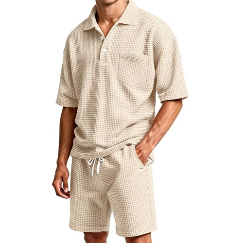Ensemble d'été grande taille XXXXL fluide pour homme fort