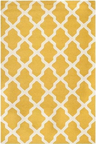 Image of Hand Tufted Wool Carpets Anti Shedding Rug Modern Carpets for Living Room Size 12x18 Feet