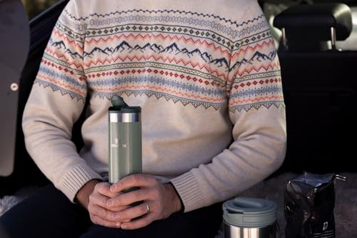 Stanley AeroLight Transit Bottle 16 oz | Locking Drink Through Lid | Leak Resistant Water Bottle or Coffee Travel Mug | Lightweight Insulated Stainless Steel | BPA-Free | Black - Image 6