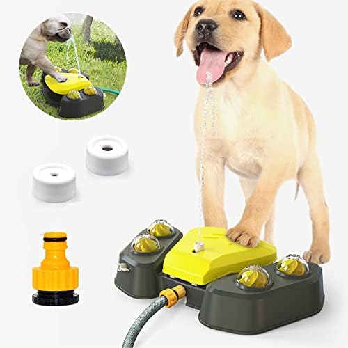 Pet Supplies Step On Dog Water Sprinkler，Outdoor Dog Water Toy,Easy