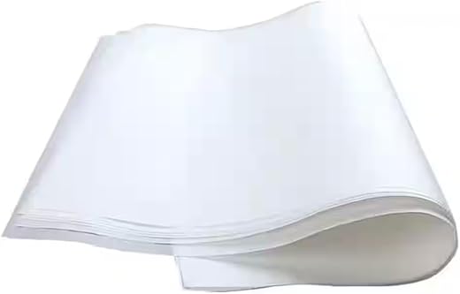 AANIJLAB® Butter/Glassine Paper Sheets 40 GSM Size 75 cm x 50 cm Paper Pack of 50 for Gift Wrapping, Cloths, Storage stuff...