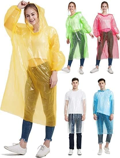 Pocket Size Disposable Raincoat for Men and Women for Travel Use | Easy to Carry Rain Card | Pocket Emergency Waterproof Rain Poncho | Rain Card Multicolour