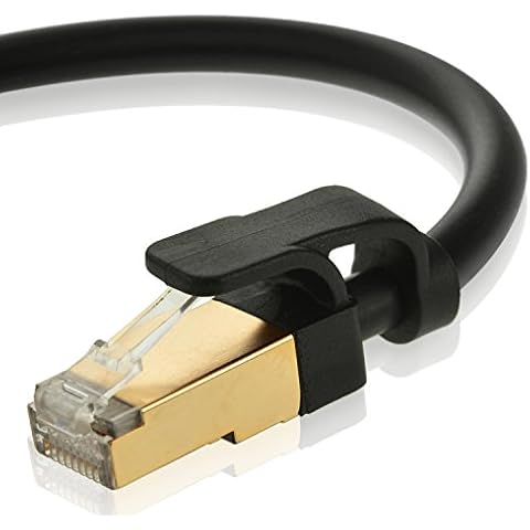 Mediabridge Cat7 Ethernet Patch Cable (10 Feet) - 10Gbps / 1000Mhz - Dual-Shielded RJ45 Computer Networking Cord - Low-Smoke Zero Halogen Jacket - Black - (Part# 33-699-10B) Cover