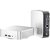 GEEKOM A6 Mini PC with AMD Ryzen 7 6800H, 32GB DDR5 RAM, 1TB PCIe 4.0 NVMe SSD, Radeon 680M, Compact Aluminium Design Windows 11 Pro Desktop Computer with USB4/8K/Wi-Fi 6E/BT 5.2/SD Slot