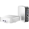GEEKOM Mini PC A6 con AMD Ryzen 7 6800H, 32 GB DDR5 RAM, 1 TB PCIe 4.0 NVMe SSD, Radeon 680M, diseño compacto de aluminio Windows 11 Pro computadora de escritorio con ranura USB4/8K/Wi-Fi 6E/BT 5.2/SD