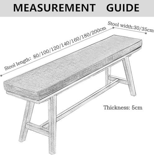 Cojín de banco impermeable gris de 100x60x5 cm con funda extraíble y base antideslizante 4