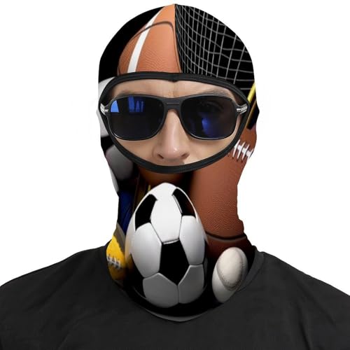 Pasamontaña térmico para hombre y mujer, máscara facial para esquí, motocicleta y deportes al aire libre, estampado temático, protección contra frío, viento y UV miniatura 3