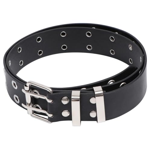 Man Belt Double Rows Holes Belt Vintage Belt Statement Belts for Women Dress Waist Belt Waist Belt for