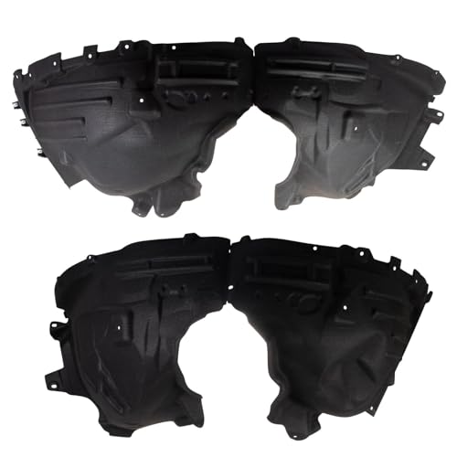 Image of TRQ Front Inner Fender Liner Set Compatible with 2020-2022 Ford Explorer Police Interceptor Utility FO1248204 FO1249204