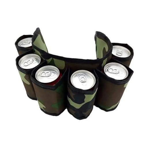 Outdoor Bar Beer Waist Bag 6-Pack Beer Belt Drinking On-The-Go Holster Crossbody Pouch For Hiking Camping Picnics4