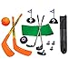SOWOFA Juego de Palos de Hockey 3 en 1 de 21 Piezas y Juego de golfistas de Golf para niños y jóvenes con Bolsa