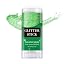 green face glitter stick