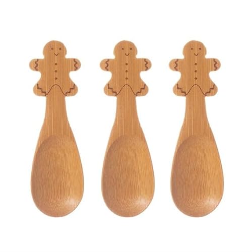 Sass & Belle Brown Gingerbread Bamboo Spoons