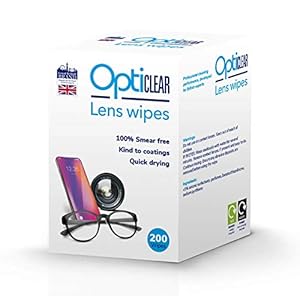 Opticlear Lens Wipes – Cleani...