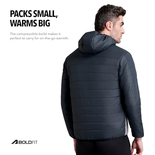 Image of Boldfit jackets for men stylish latest puffer winter jacket for men standard length jacket man full sleeves bomber jackets for man winter wear with hoodie